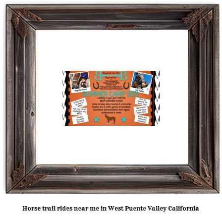 horse trail rides near me in West Puente Valley, California